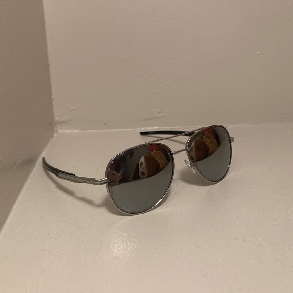 Sky Eyewear Silver Reflective Aviators